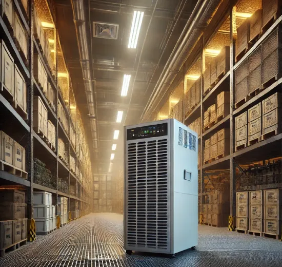 Dehumidifier in Ammunition Store