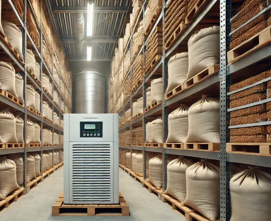 Dehumidifier in Silos and Seed Store